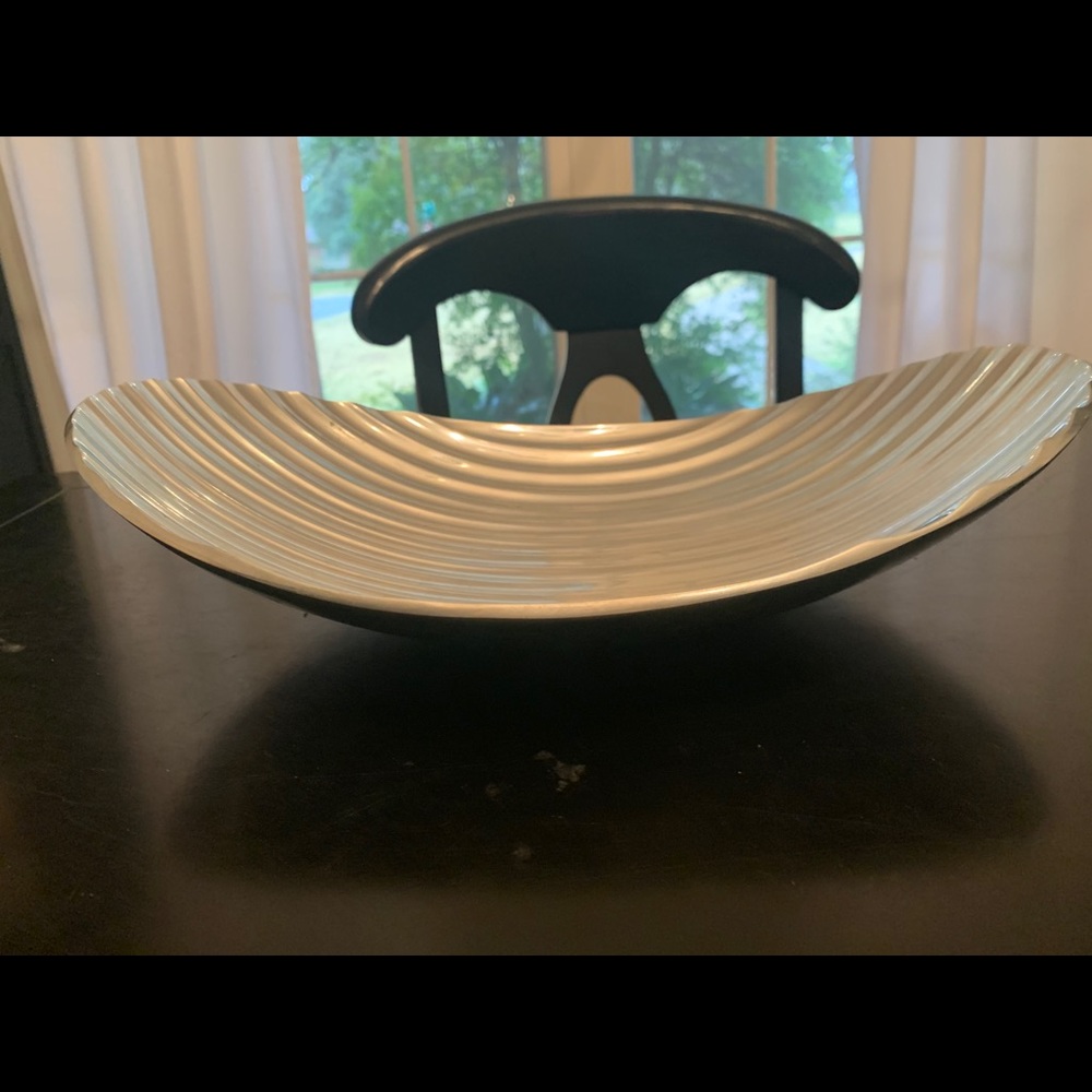 Beautiful silver serving platter - Picture 2 of 6